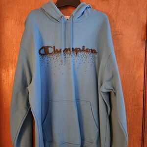 Champion Teal Hoodie for Men